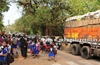 Traffic congestion  near St Anns, Carmel Schools poses risk to students